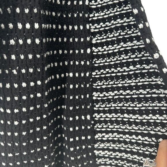 St John Nordstrom Cardigan Sweater Black Open Front Size P US 2 Wool Blend Knit - Picture 5 of 8